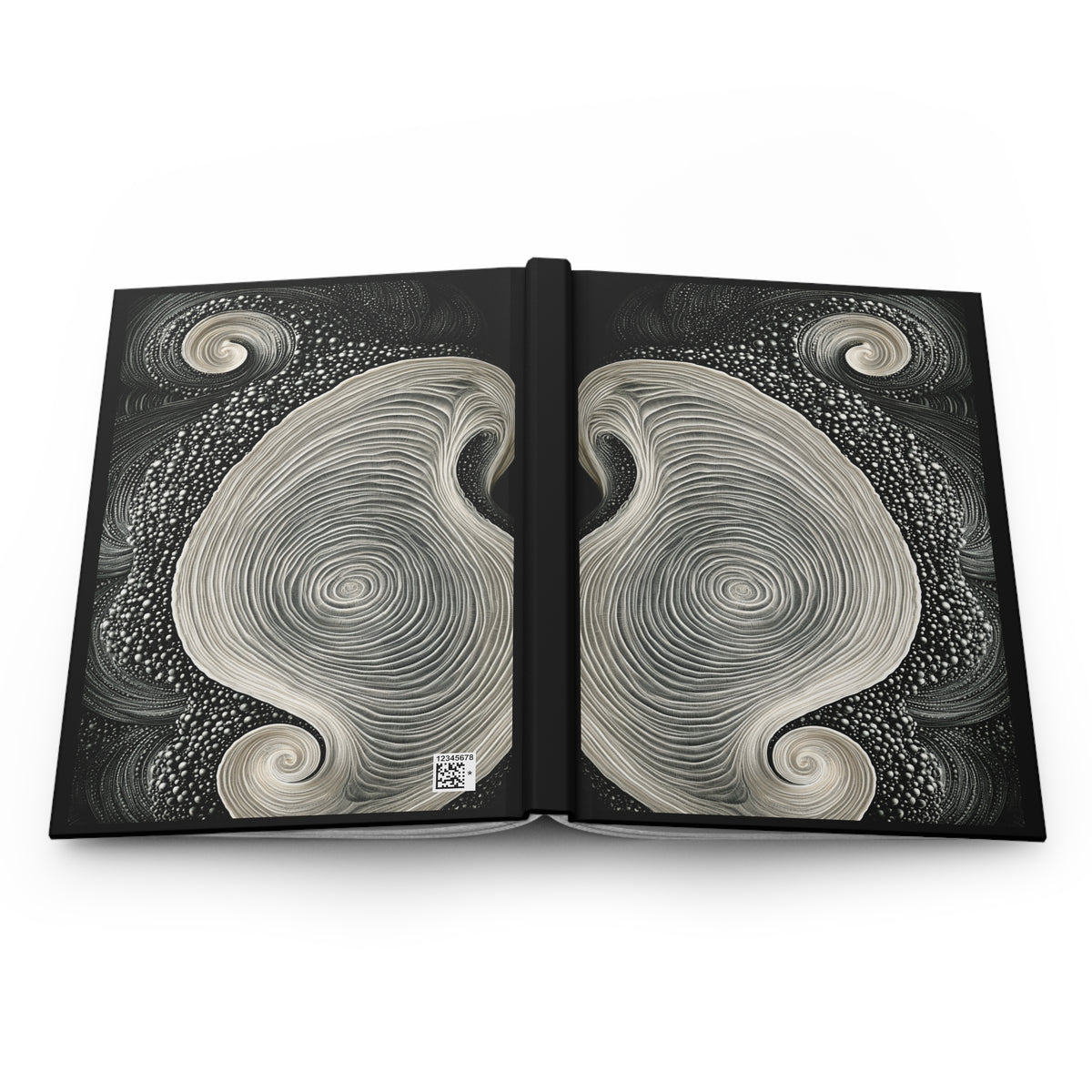 Journal Notebook, Hardcover Lined - Just a Swirl in the World