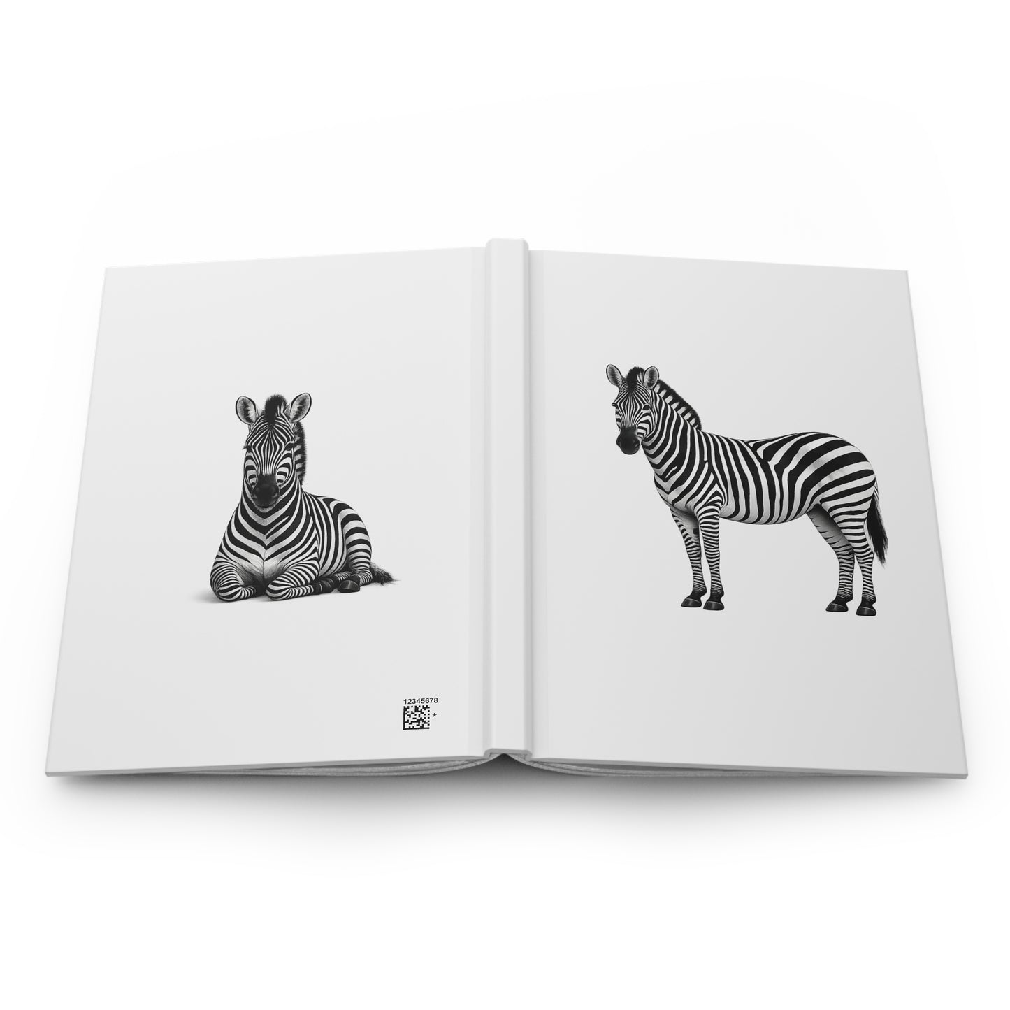 Zebra Hardcover Lined Journal