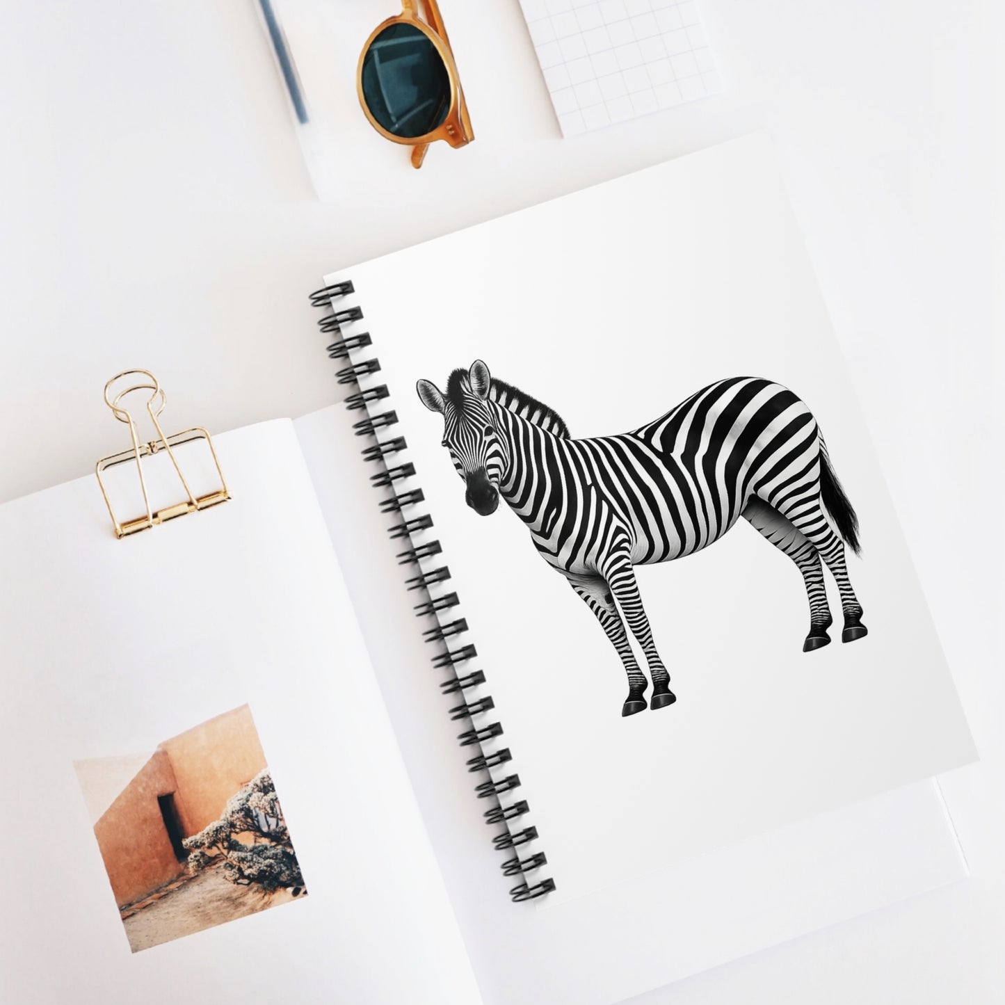 Zebra Spiral Notebook – Ruled Line