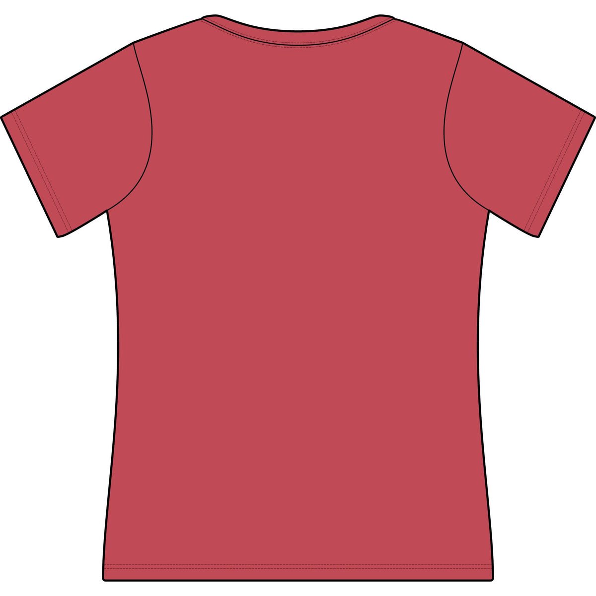 T-Shirt, Short Sleeve Scoop Neck - Octopus Ocean Waves