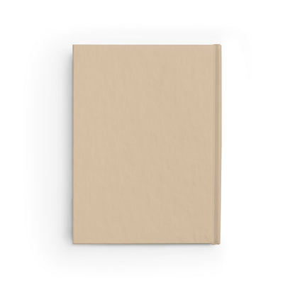 Journal Notebook, Hardcover Blank - Embrordery look Luna Moth Floral