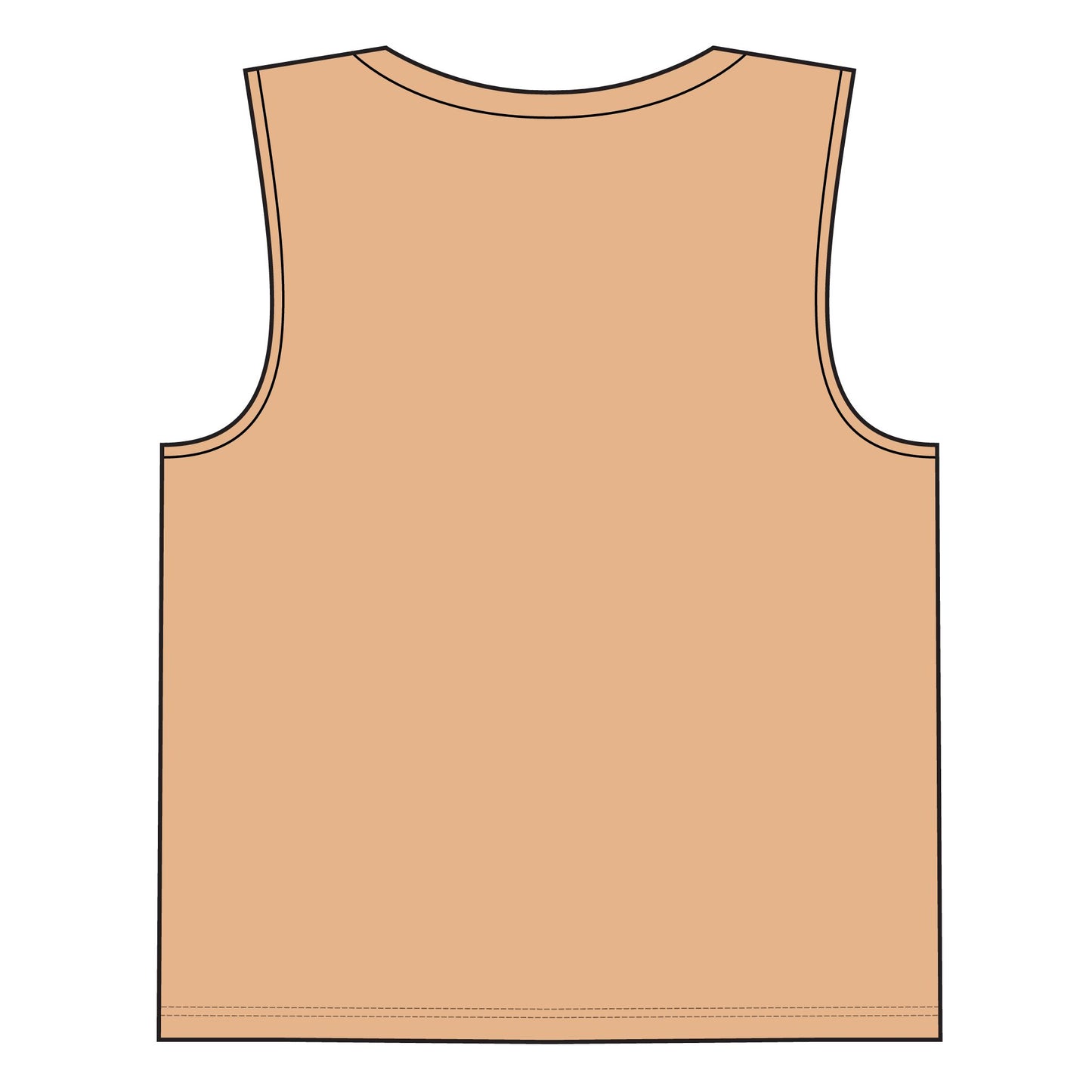 Vintage Anatomical Skull Illustration Tank