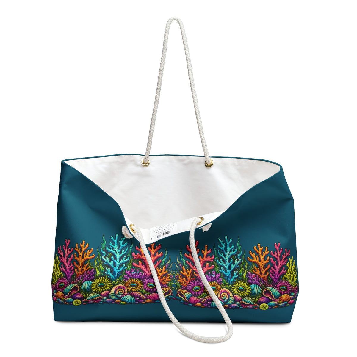 Tote, Weekender Travel  Bag - Coral Reef