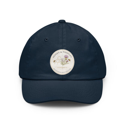 Floral Thistle Dad Hat — Honey & Thistle Botanical Embroidered Cap