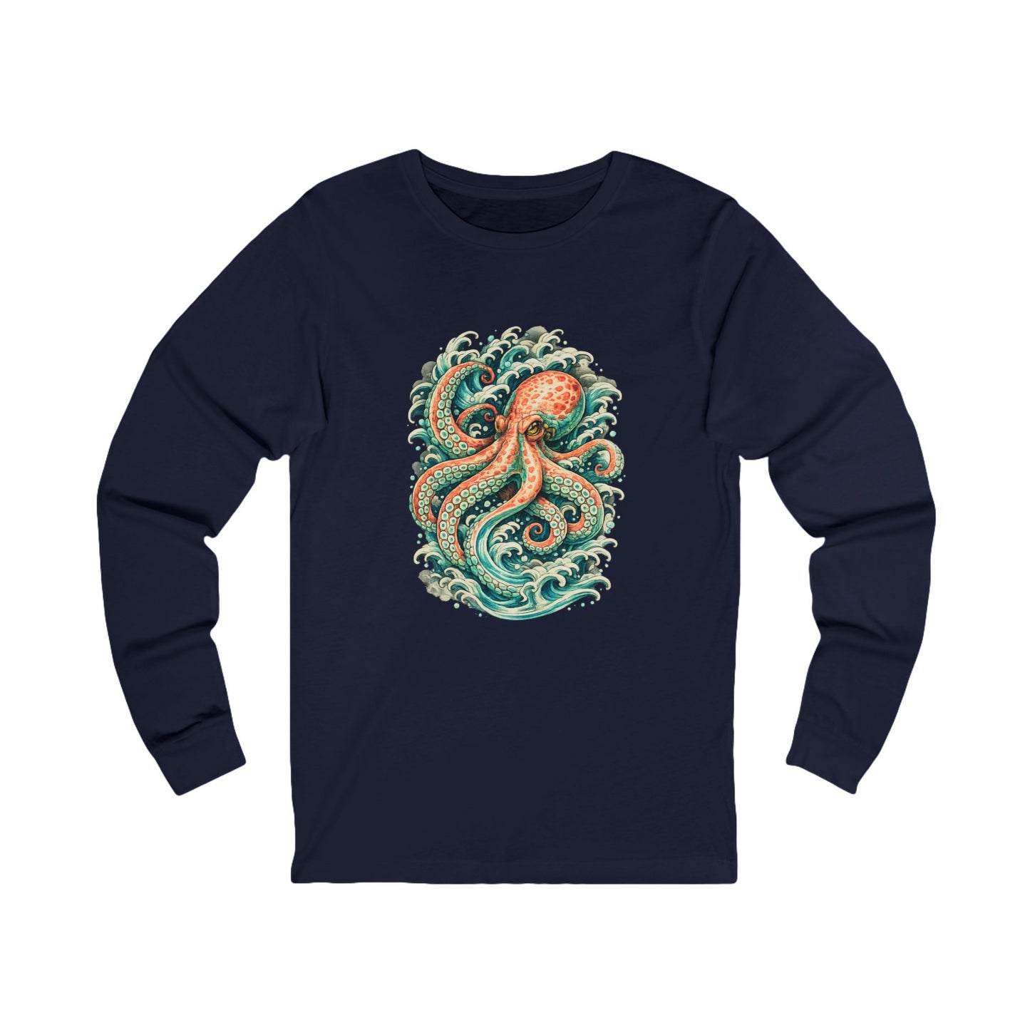 Octopus Pastel Long Sleeve T-Shirt
