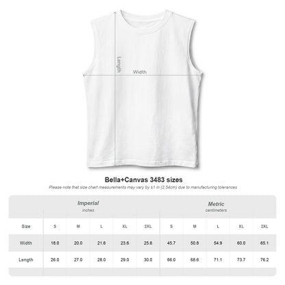 Tank Top, Muscle - Geometric Skull