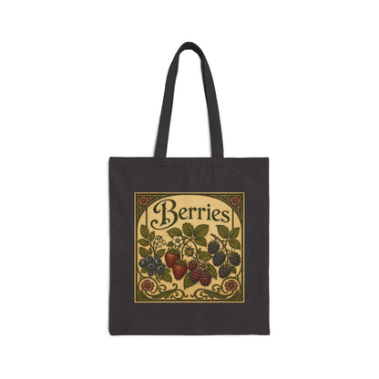 Tote Bag, Canvas  - Berries!