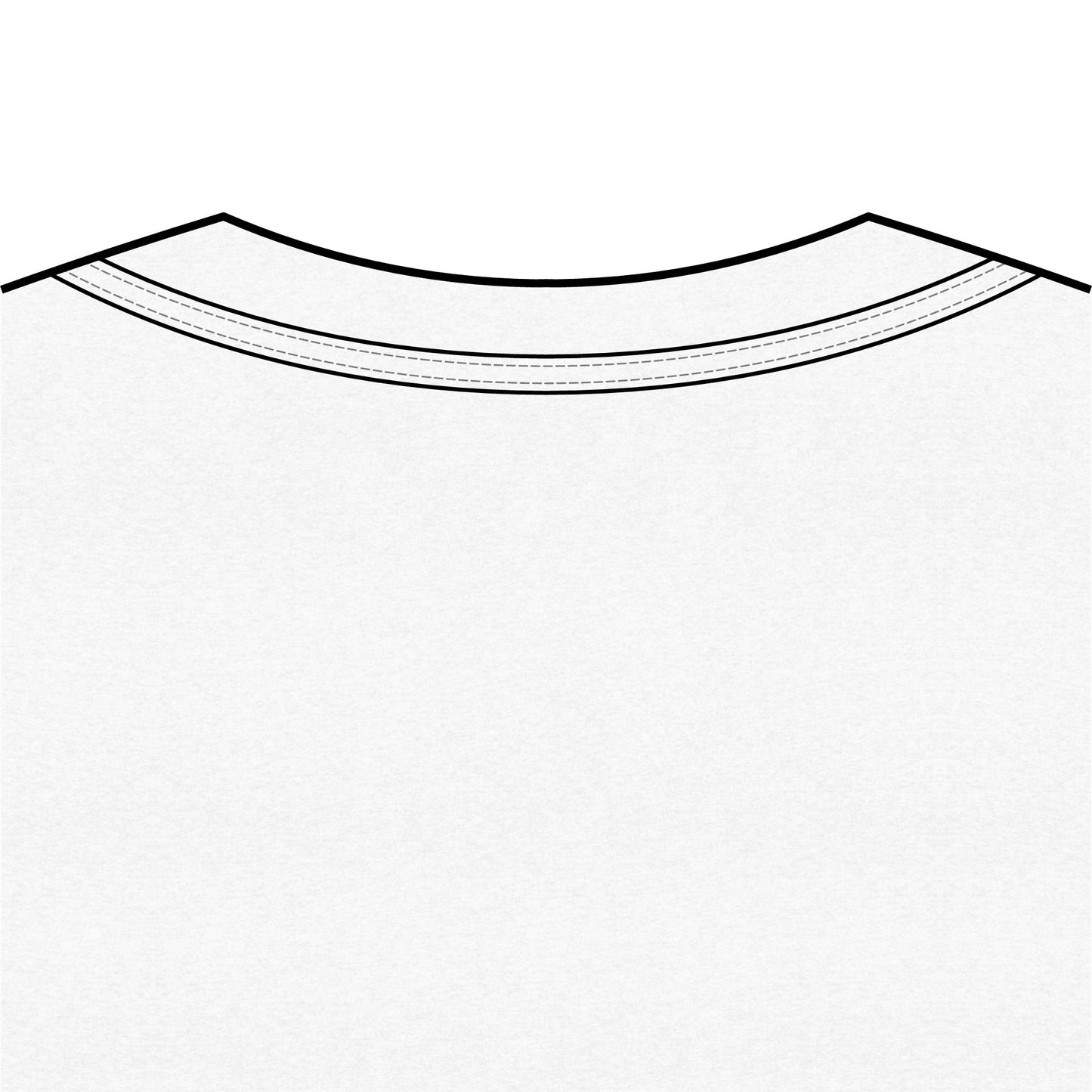 Morel Mushroom Illustration V-Neck Tee