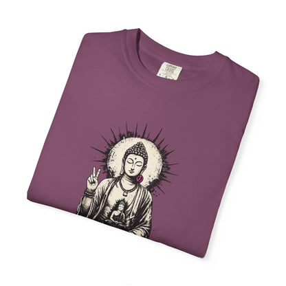 T-Shirt, Short Sleeve Boxy Crew Neck - Buddha "Let Go"