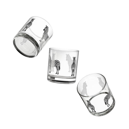 Zebra Rocks Glass — 10oz