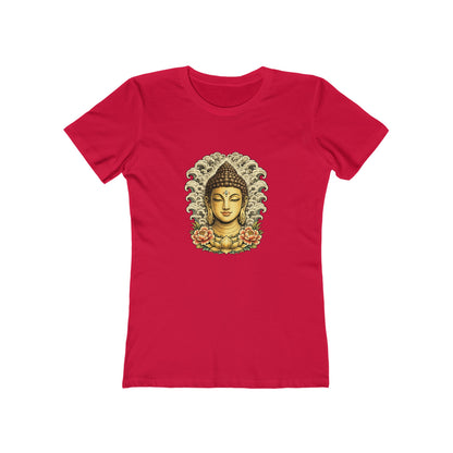 Buddha Head with Floral Accents T-Shirt