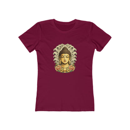 Buddha Head with Floral Accents T-Shirt