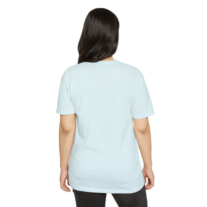 T-Shirt, Short Sleeve Boxy Crew Neck - Buddha Head Floral
