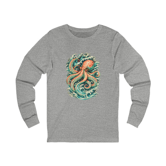 Octopus Pastel Long Sleeve T-Shirt
