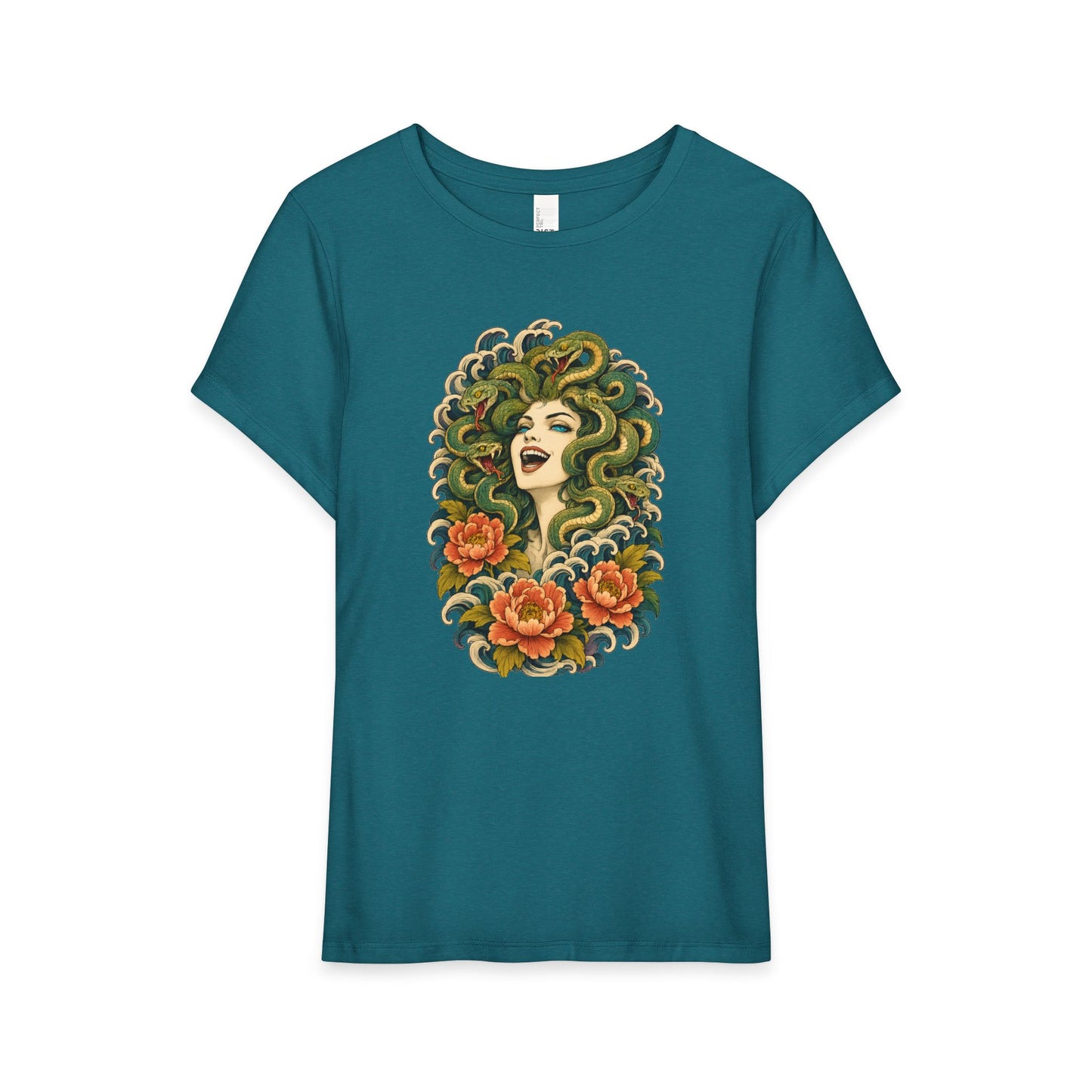 Medusa Floral Graphic Tee Shirt