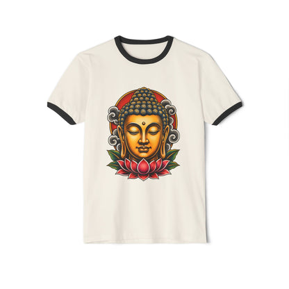 T-Shirt, Ringer - Buddha & Lotus