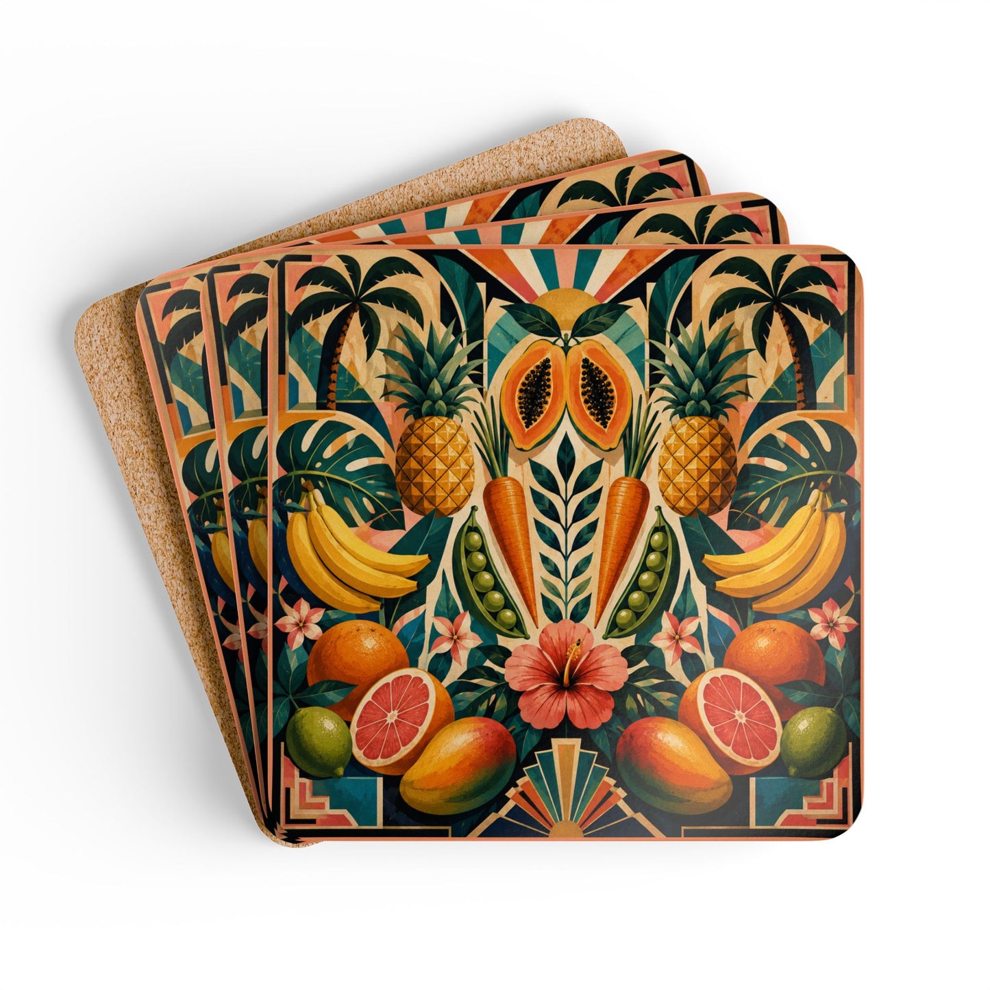 Miami or Havana Coasters (Set of 4)