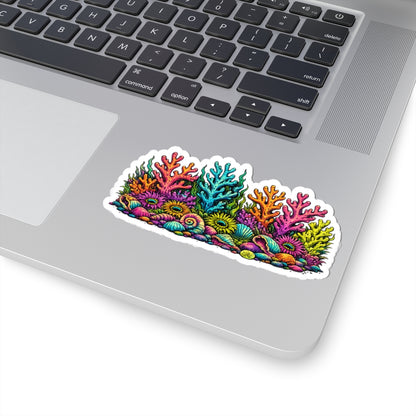Sticker, Kiss-Cut - Coral Reef