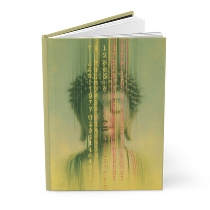Journal Notebook, Hardcover Lined - The Buddha in the Matrix