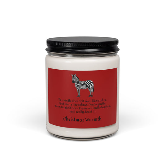 Zebra Scented Candle - Christmas Warmth