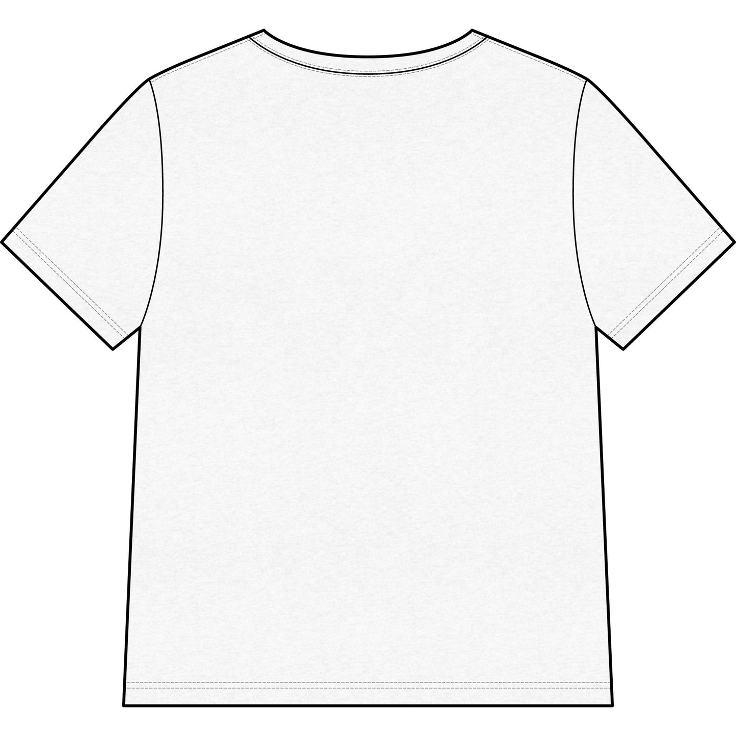 Morel Mushroom Illustration V-Neck Tee