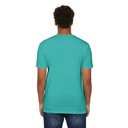 T-Shirt, Short Sleeve Boxy Crew Neck - Boho Indian-Inspired Elephant Floral