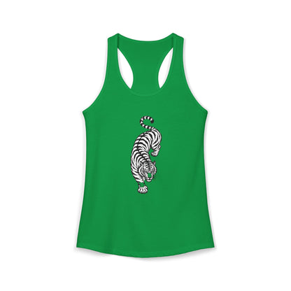 Tiger Black and White Racerback Tank