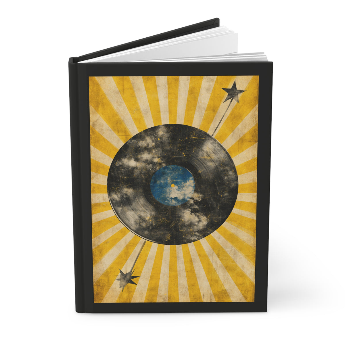 Journal Notebook, Hardcover Lined - It Was (Almost) All Yellow