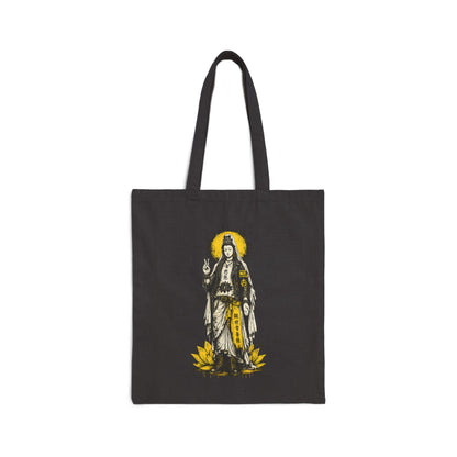 Punk Quan Yin Canvas Tote Bag