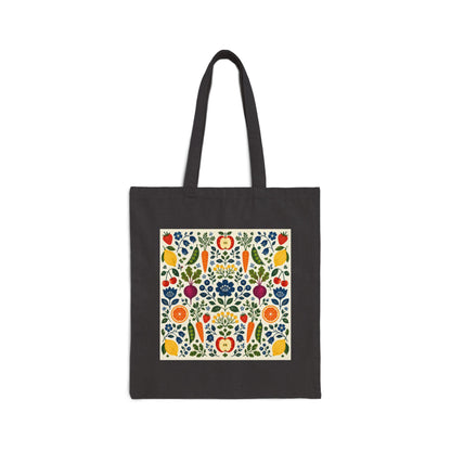 Swedish Style Vegetable Canvas Tote Bag