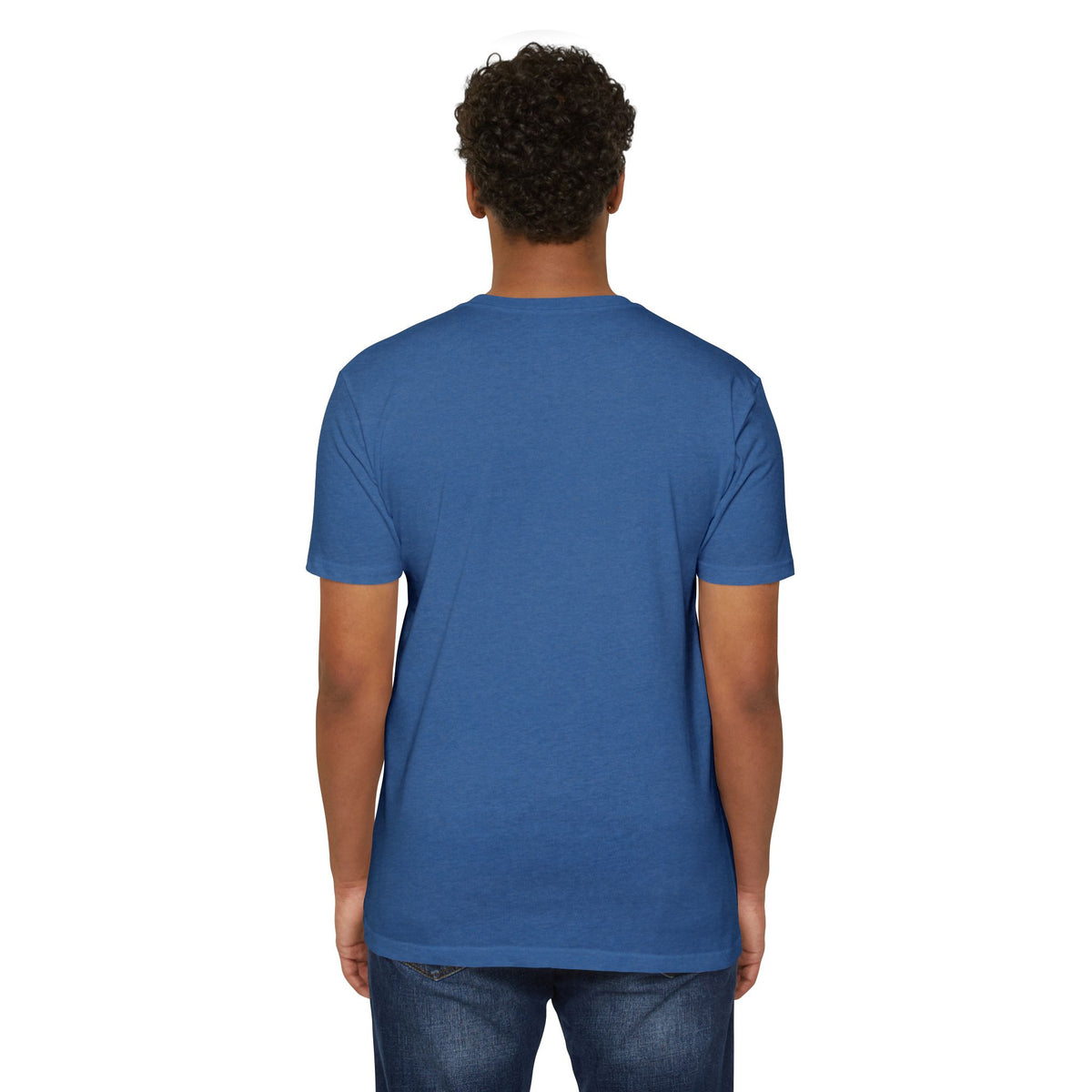 T‑Shirt, Short Sleeve Boxy Crew Neck - Rainbow Planet Cosmic Space
