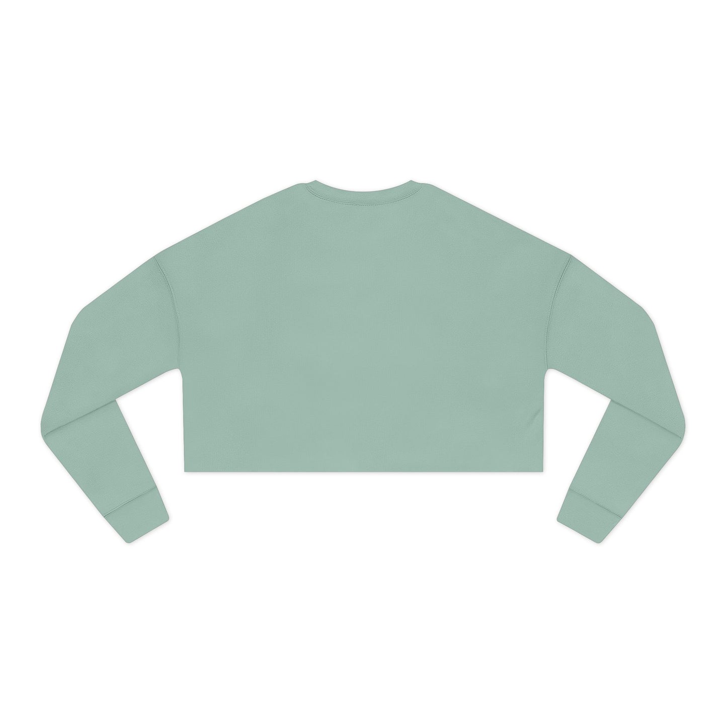 Recline with Buddha Cropped Long Sleeve T-Shirt