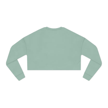 Recline with Buddha Cropped Long Sleeve T-Shirt