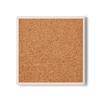 Honey & Thistles Logo Ceramic Coaster