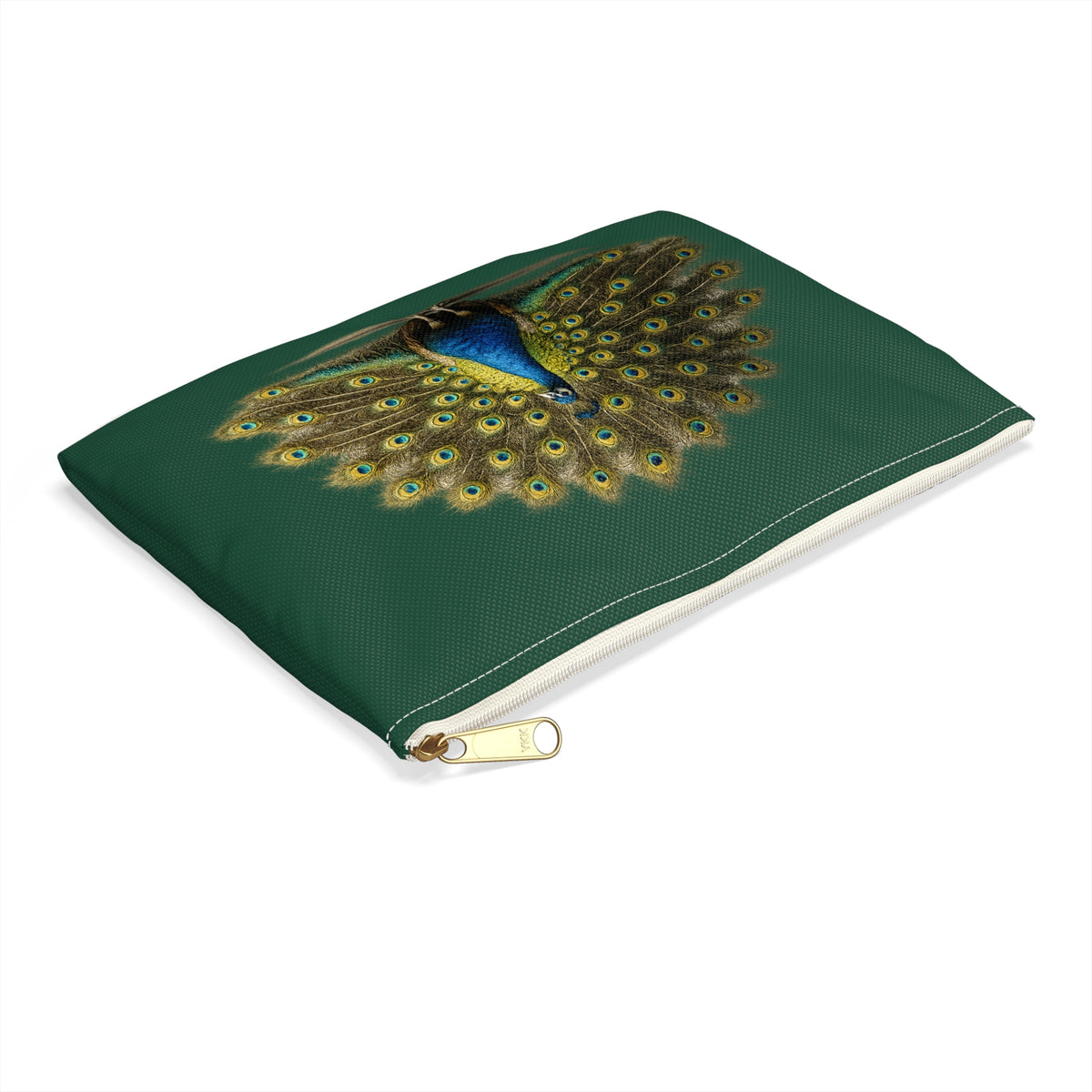 Pouch/Accessory Bag - Proud Peacock (dark green)