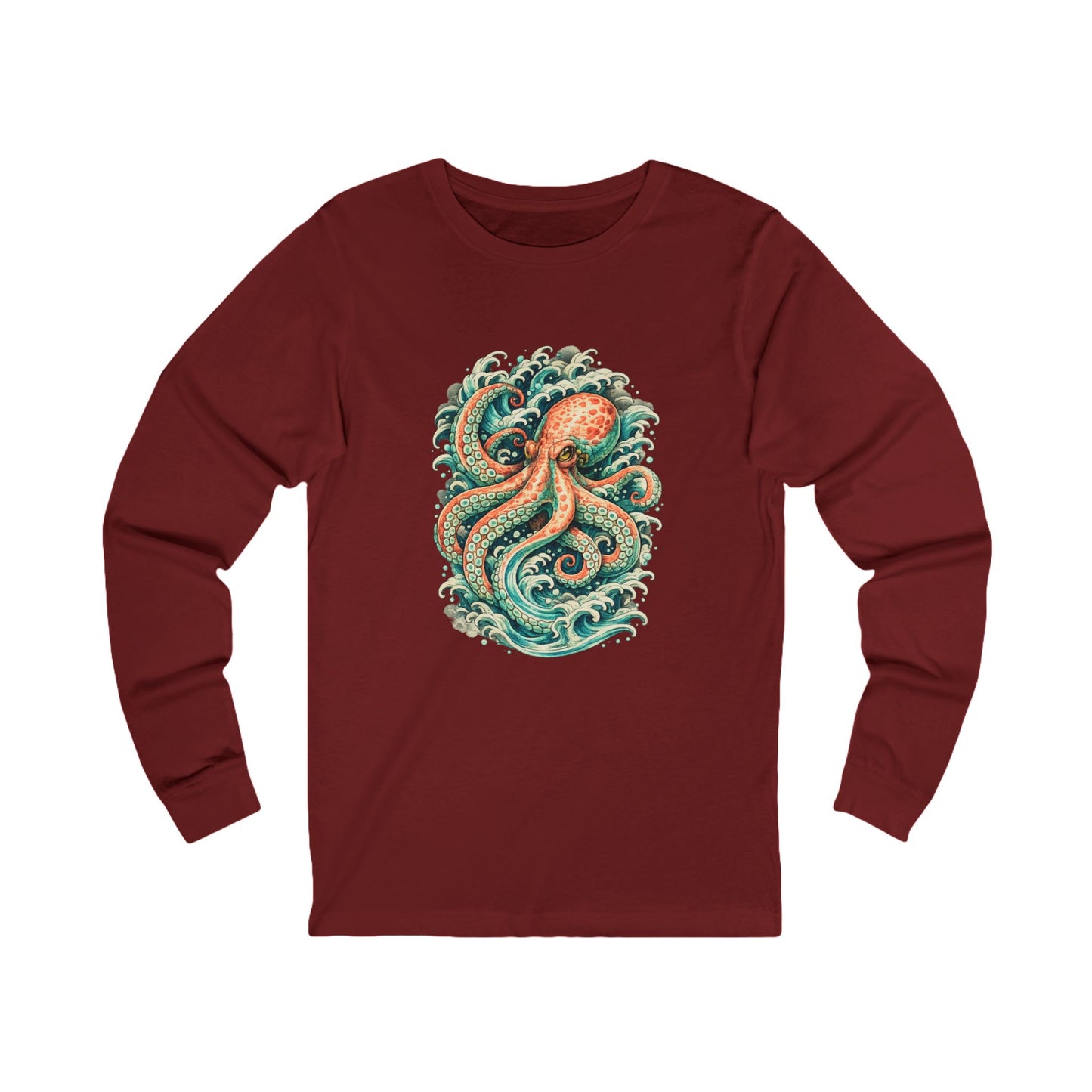Octopus Pastel Long Sleeve T-Shirt