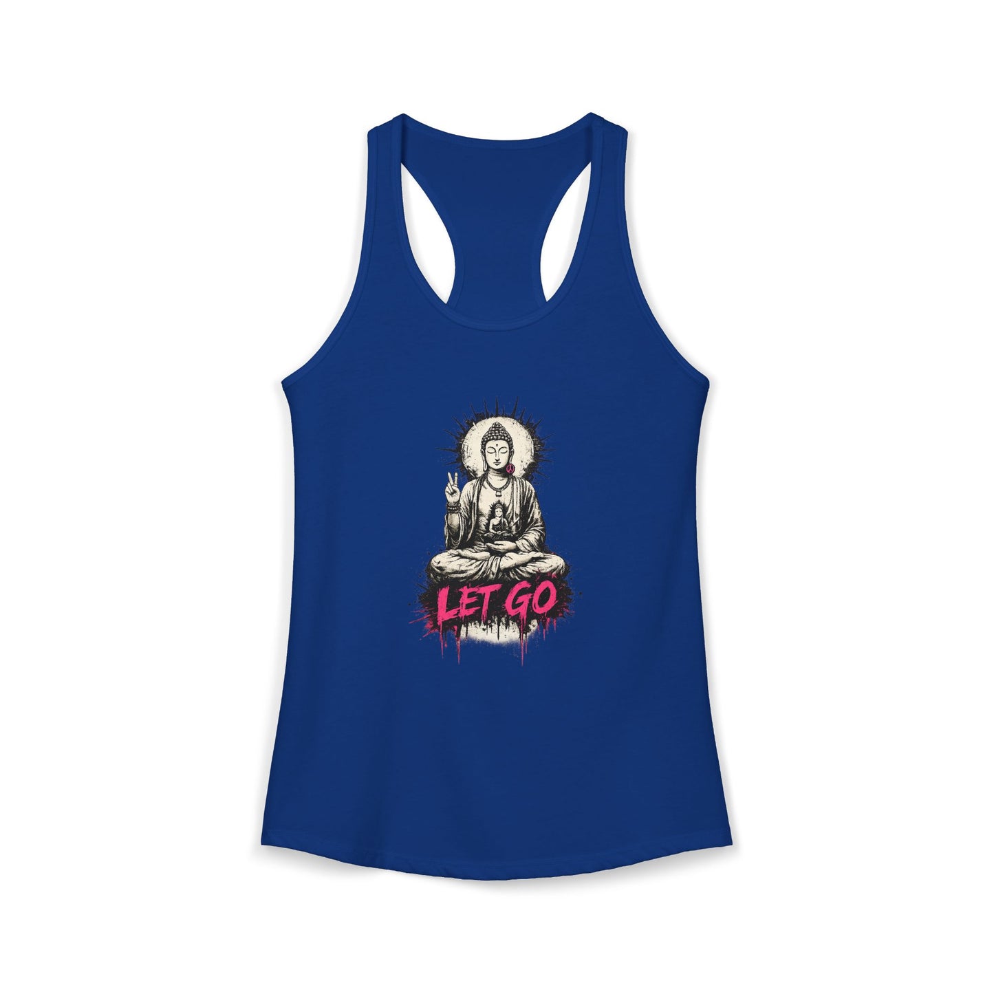 Buddha Let Go Racerback Tank