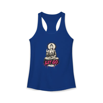 Buddha Let Go Racerback Tank