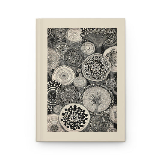 Journal Notebook, Hardcover Lined - Ring 'Round the Rings, Light Version