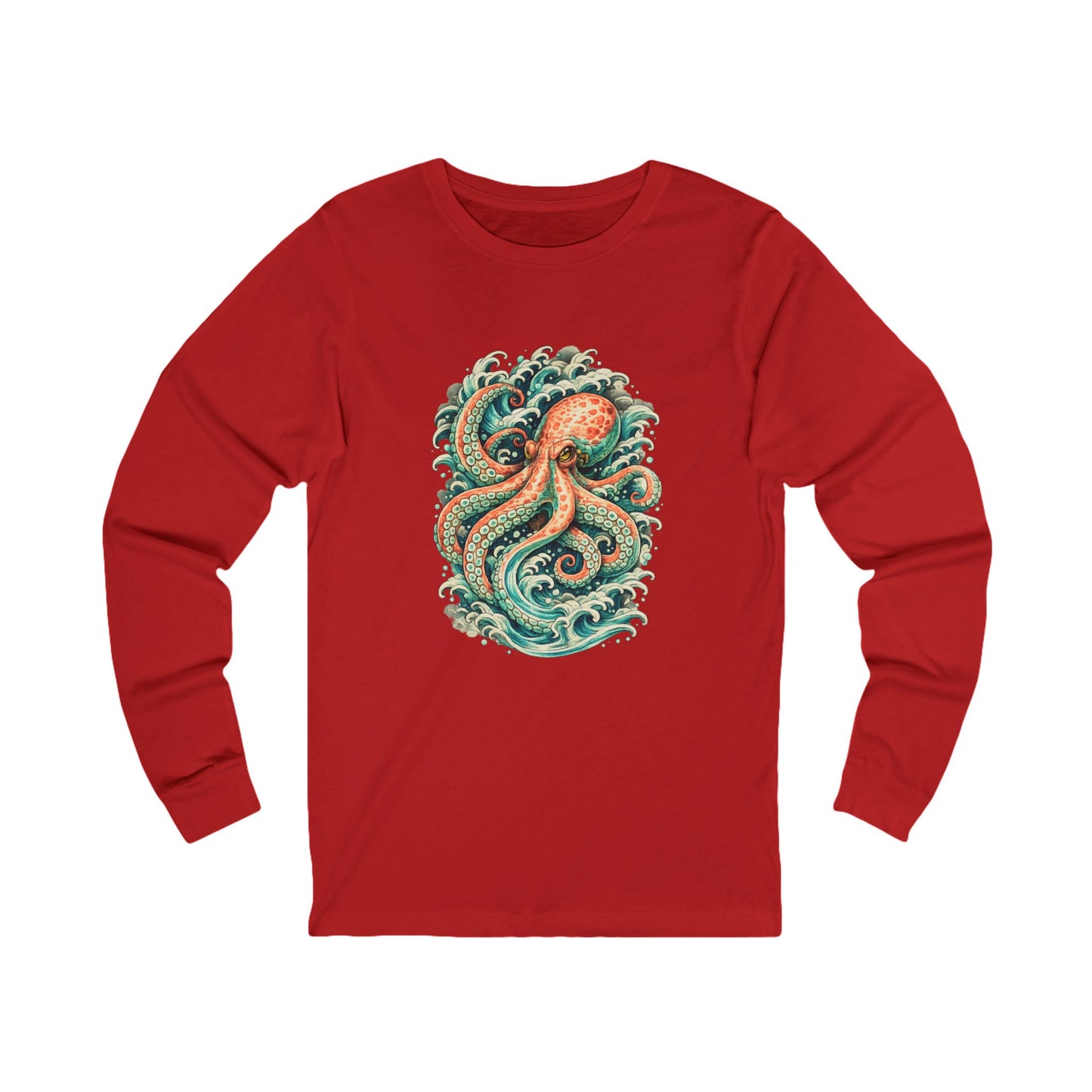 Octopus Pastel Long Sleeve T-Shirt