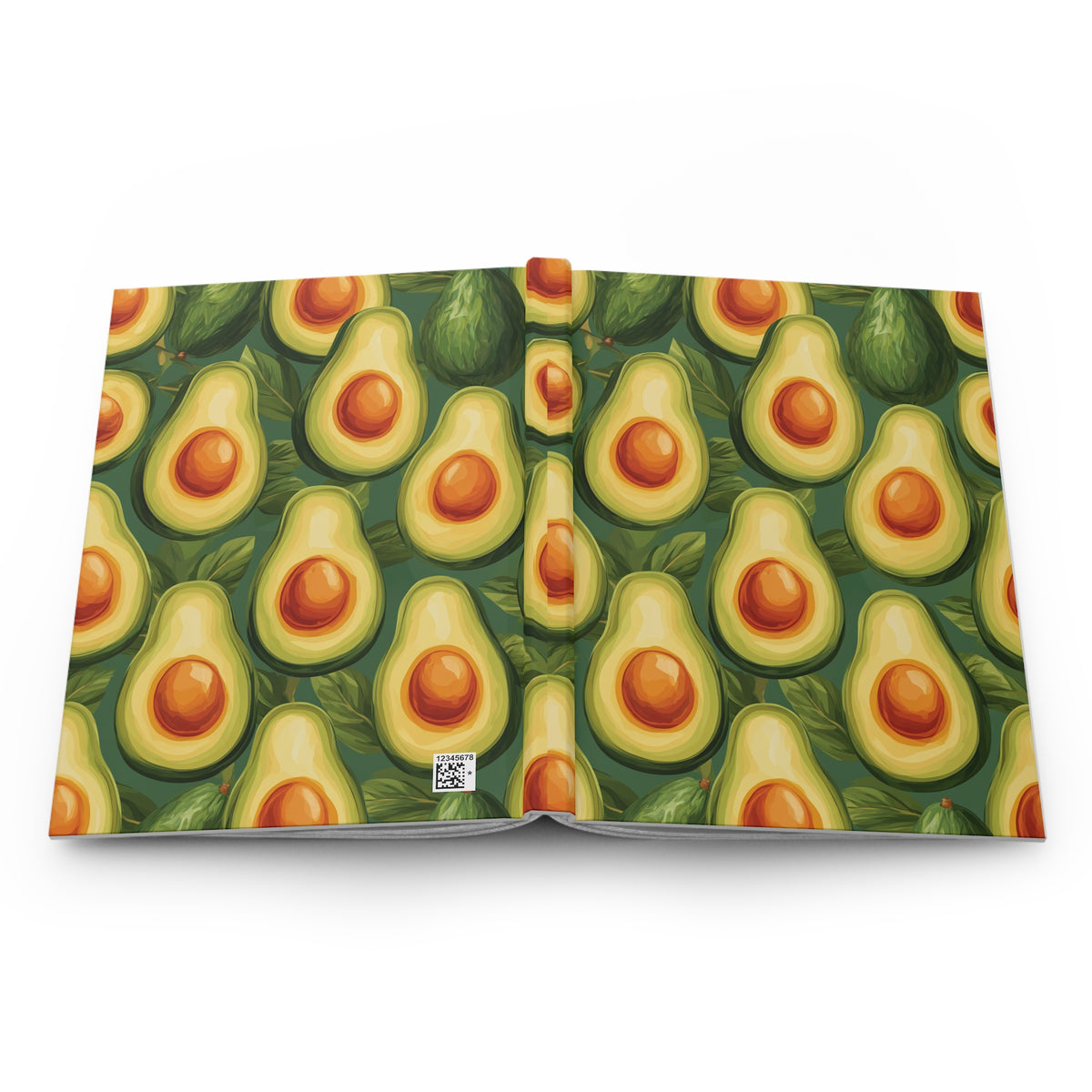 Journal Notebook, Hardcover Lined - So Many Avocados!