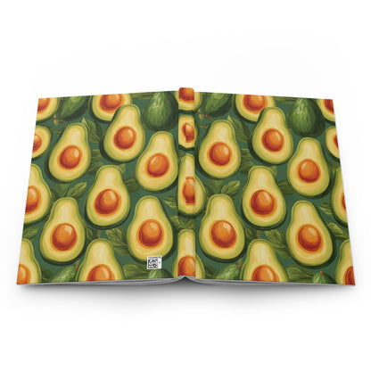 Journal Notebook, Hardcover Lined - So Many Avocados!