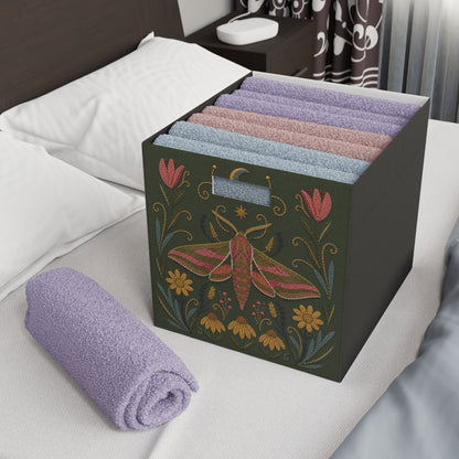 Elephant Hawk Moth Felt Storage Box