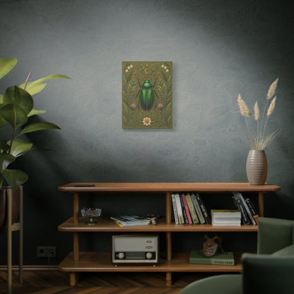Canvass Art Print - Botanical Scarab