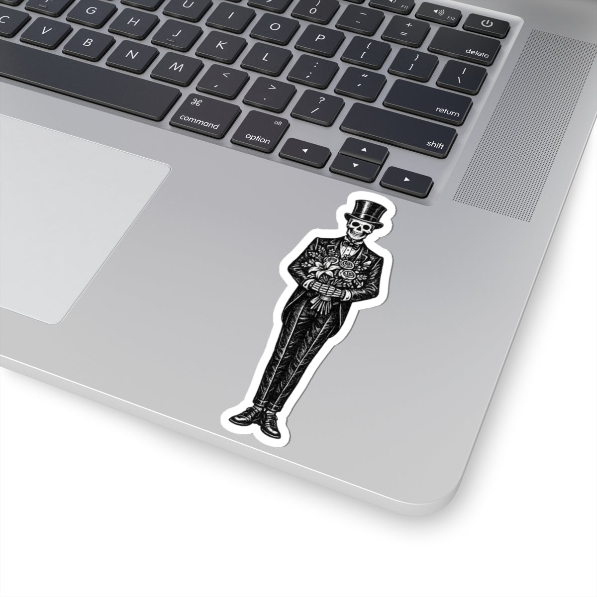 Sticker,  Kiss-Cut - Gothic Skeleton Gentleman