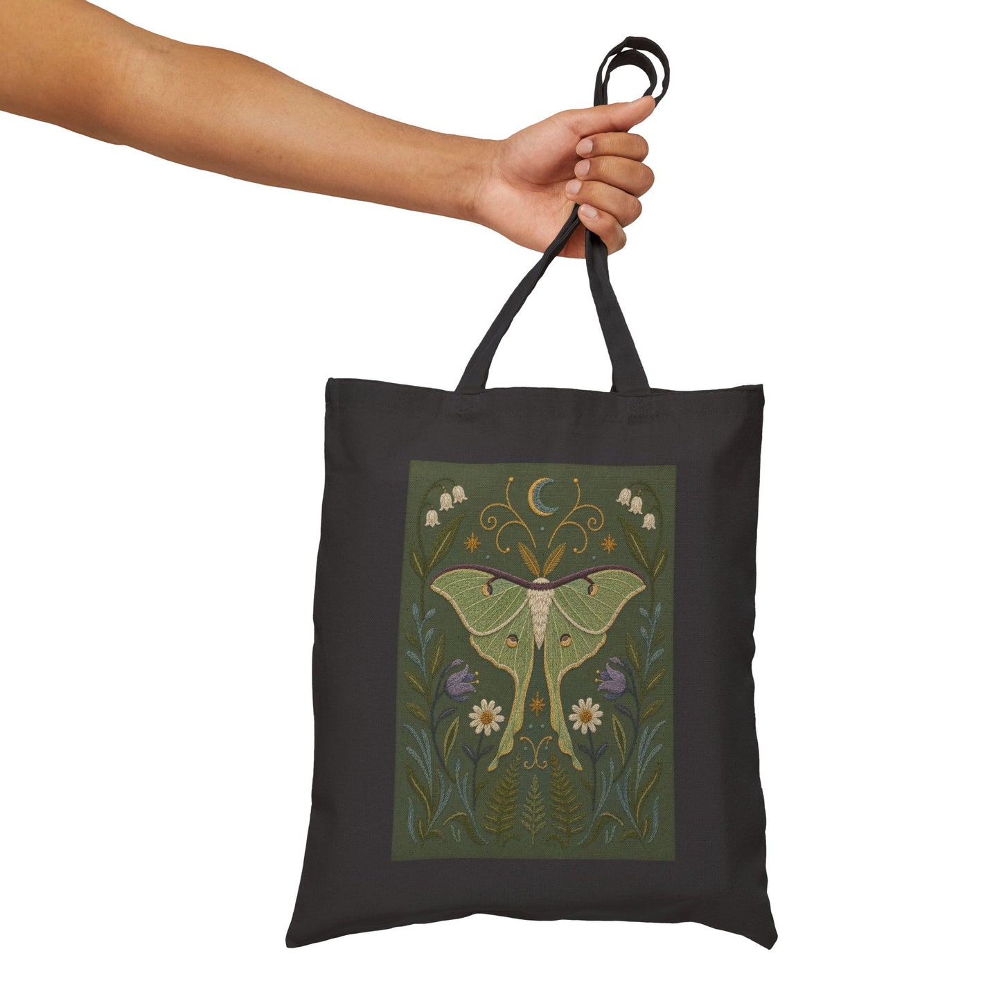 Luna Moth Botanical Tote