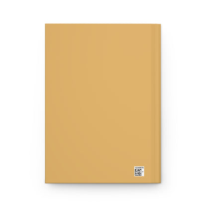 Journal Notebook, Hardcover Lined - Retro Pisces Zodiac