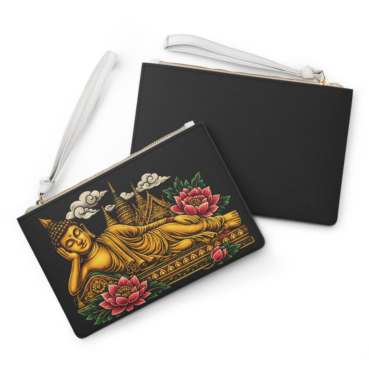 Recline with Buddha Clutch Bag