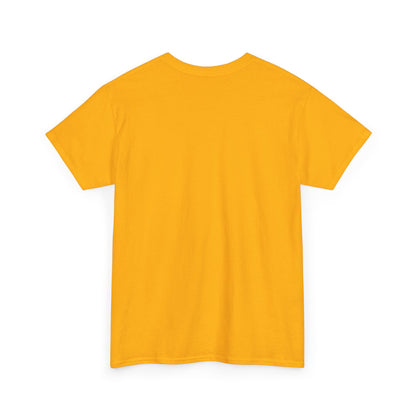 T-Shirt, Short Sleeve Boxy Crewneck - Yellow Tiger