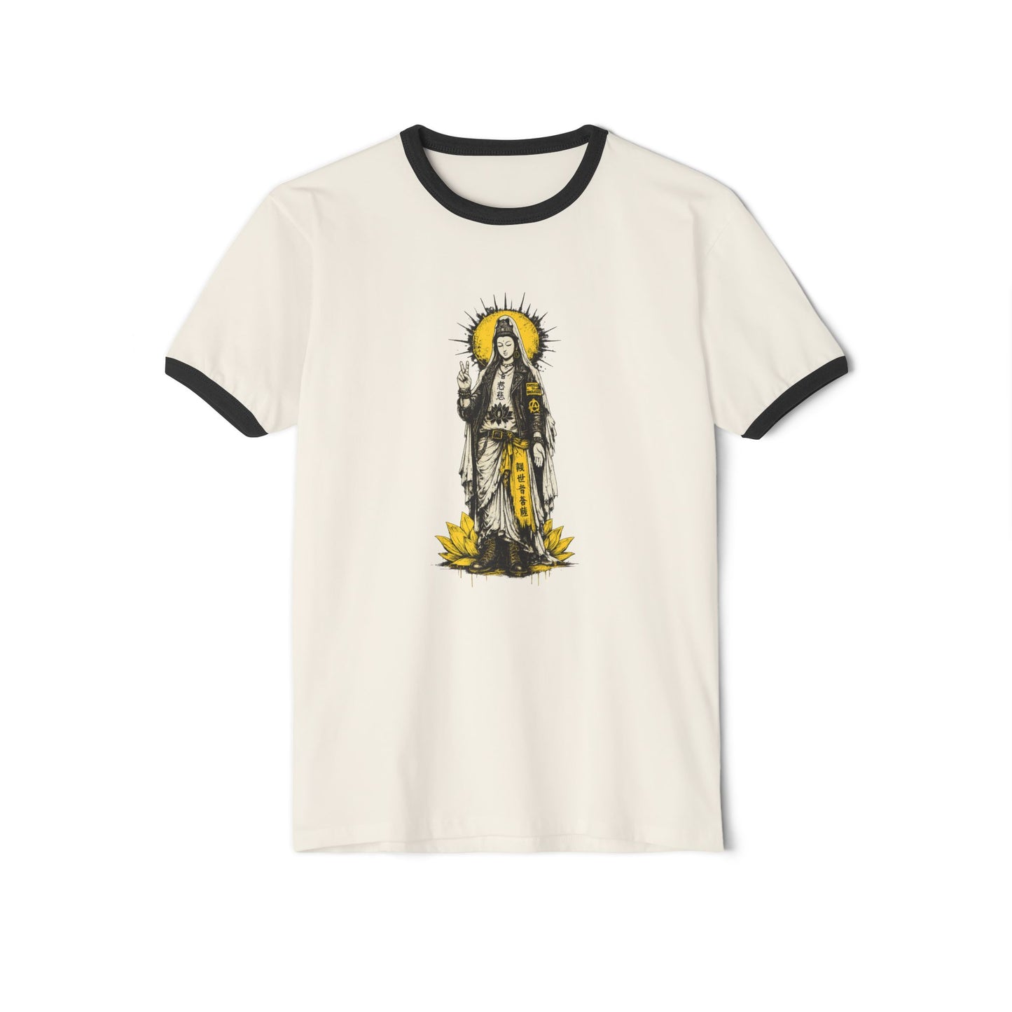 Punk Quan Yin Ringer T-Shirt